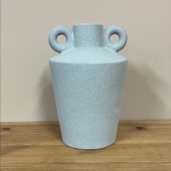 Other - Elegant Gray Textured Vase